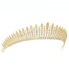 Peora Starlight Crystal Princess Tiara - Gold