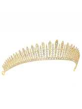 Peora Starlight Crystal Princess Tiara - Gold