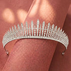 Peora Starlight Crystal Princess Tiara - Silver