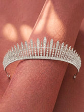 Peora Starlight Crystal Princess Tiara - Silver