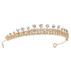 Peora Celestial Crystal Princess Tiara - Gold