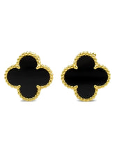 Delicate Clover Shaped Stud Earrings