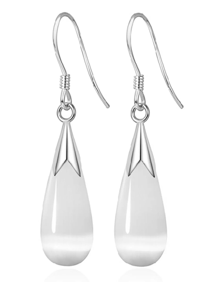 Graceful Teardrop Accent Earrings