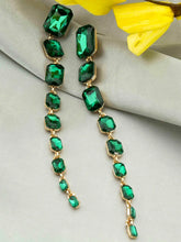 Cascading Crystal Regal Earrings