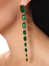 Cascading Crystal Regal Earrings