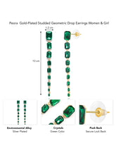 Cascading Crystal Regal Earrings