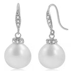 Glowing Pearl Studded Drop Earrings