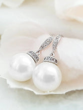 Glowing Pearl Studded Drop Earrings