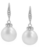 Glowing Pearl Studded Drop Earrings
