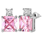 Modern Dual Geometric Stud Earrings