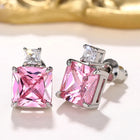 Modern Dual Geometric Stud Earrings
