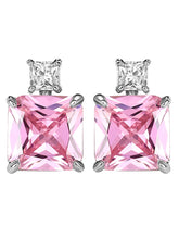Modern Dual Geometric Stud Earrings