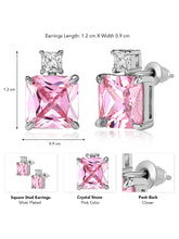 Modern Dual Geometric Stud Earrings
