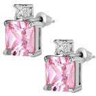 Modern Dual Geometric Stud Earrings