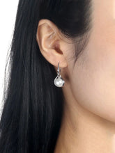 Swirling Elegance Pearl Drop Earrings
