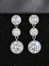 Graceful Triple-Cut Drop Earrings