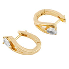 Minimalist Teardrop Hoop Earrings