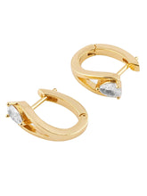 Minimalist Teardrop Hoop Earrings