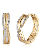 Peora Twist Knot Hoop Earrings - Gold
