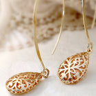 Gold Plated Radiant Statement Earrings