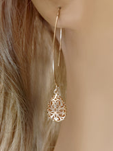 Gold Plated Radiant Statement Earrings