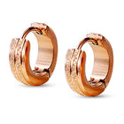 Radiant Rosy Dusk Hoop Earrings