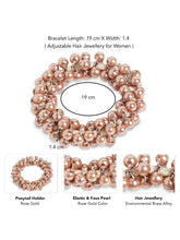 Pearl Embellished Luxe Hair Scrunchie