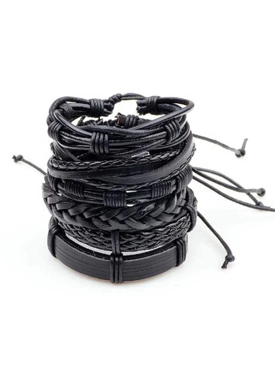 Stack Leather Bracelets by Peora | Trendy & Stylish Wristwear
