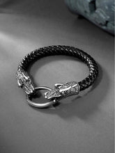 Mystic Dragon Leather Bracelet