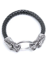 Mystic Dragon Leather Bracelet