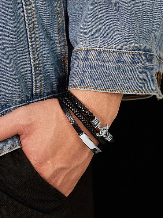 Leather Bracelet by Peora | Stylish & Durable Accessories