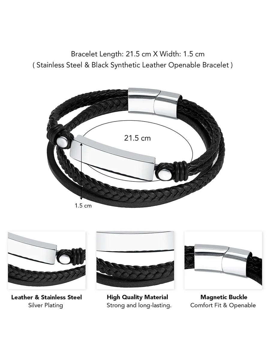 Leather Bracelets – Rugged & Stylish Accessories for Men | Peora