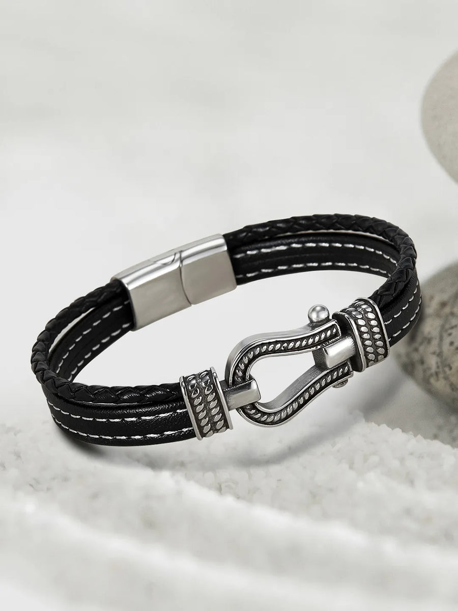 Masculine Style Redefined – Leather Band for Bold Looks | Peora

