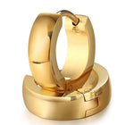 Steel Hoop Earrings – Sleek & Durable Style | Peora