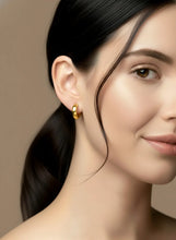 Gleam Stainless Steel Hoop Earrings - Gold
