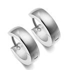 Steel Hoop Earrings – Sleek & Durable Style | Peora