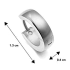 Steel Hoop Earrings – Sleek & Durable Style | Peora