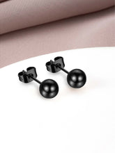 Rogue Black Stud Earrings