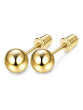 Elegant Orbs Stylish Ball Stud Earrings