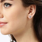 Sleek Classic Orb Stud Earring - Silver