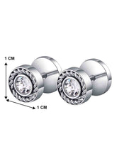 Men’s Classic Rope Edge CZ Studs