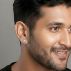 Men’s Classic Rope Edge CZ Studs