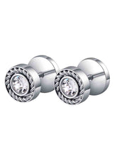 Men’s Classic Rope Edge CZ Studs