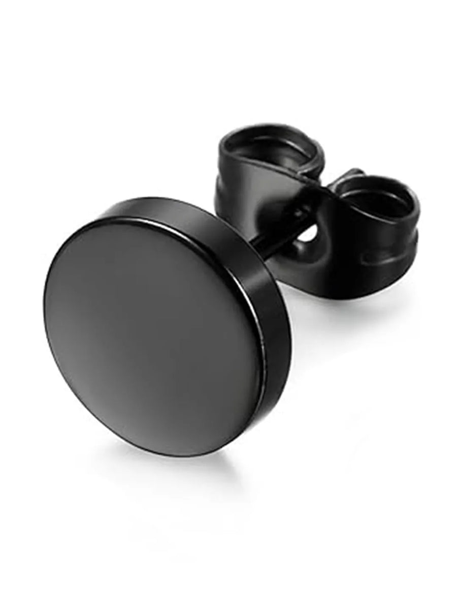 Round Stud Earrings for Men | Sleek & Bold Style – Peora