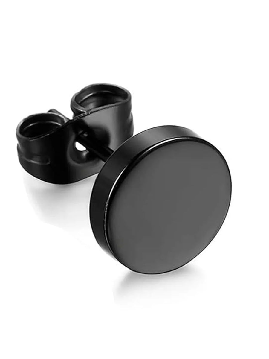 Round Stud Earrings for Men | Sleek & Bold Style – Peora