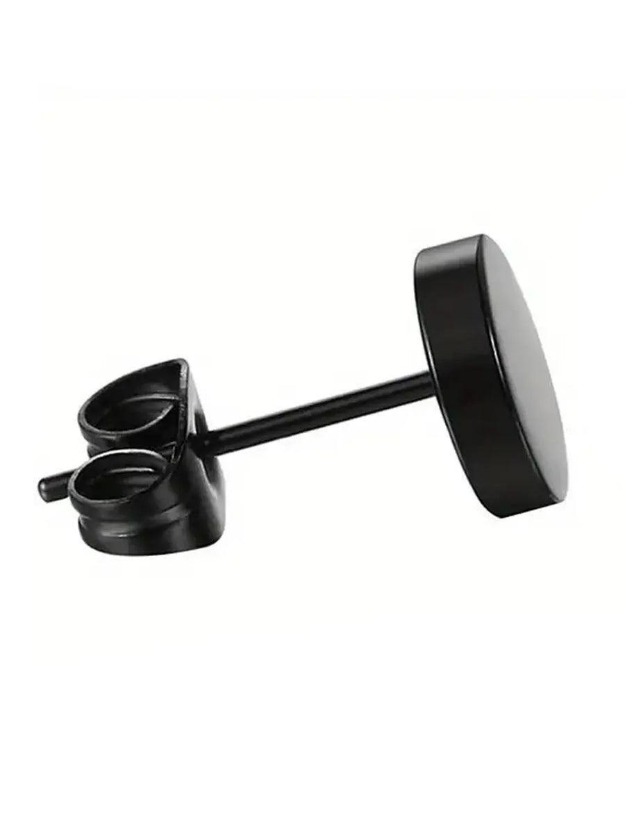 Round Stud Earrings for Men | Sleek & Bold Style – Peora