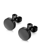 Contemporary Round Stud Earrings for Men