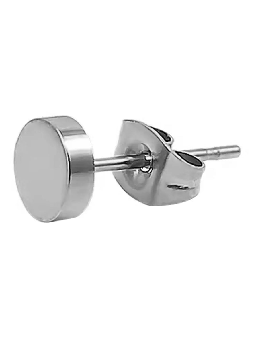 Round Stud Earrings for Men | Sleek & Bold Style – Peora