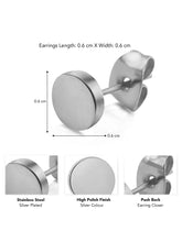 Round Stud Earrings for Men | Sleek & Bold Style – Peora