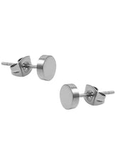 Contemporary Round Stud Earrings for Men